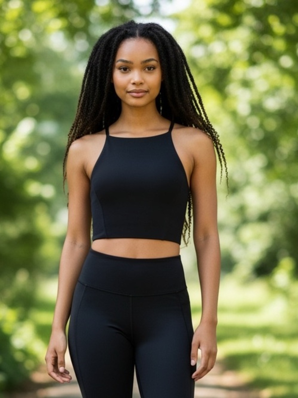 BuffBunny Ivy Crop Tank in Black size XS - Picture 3 of 7